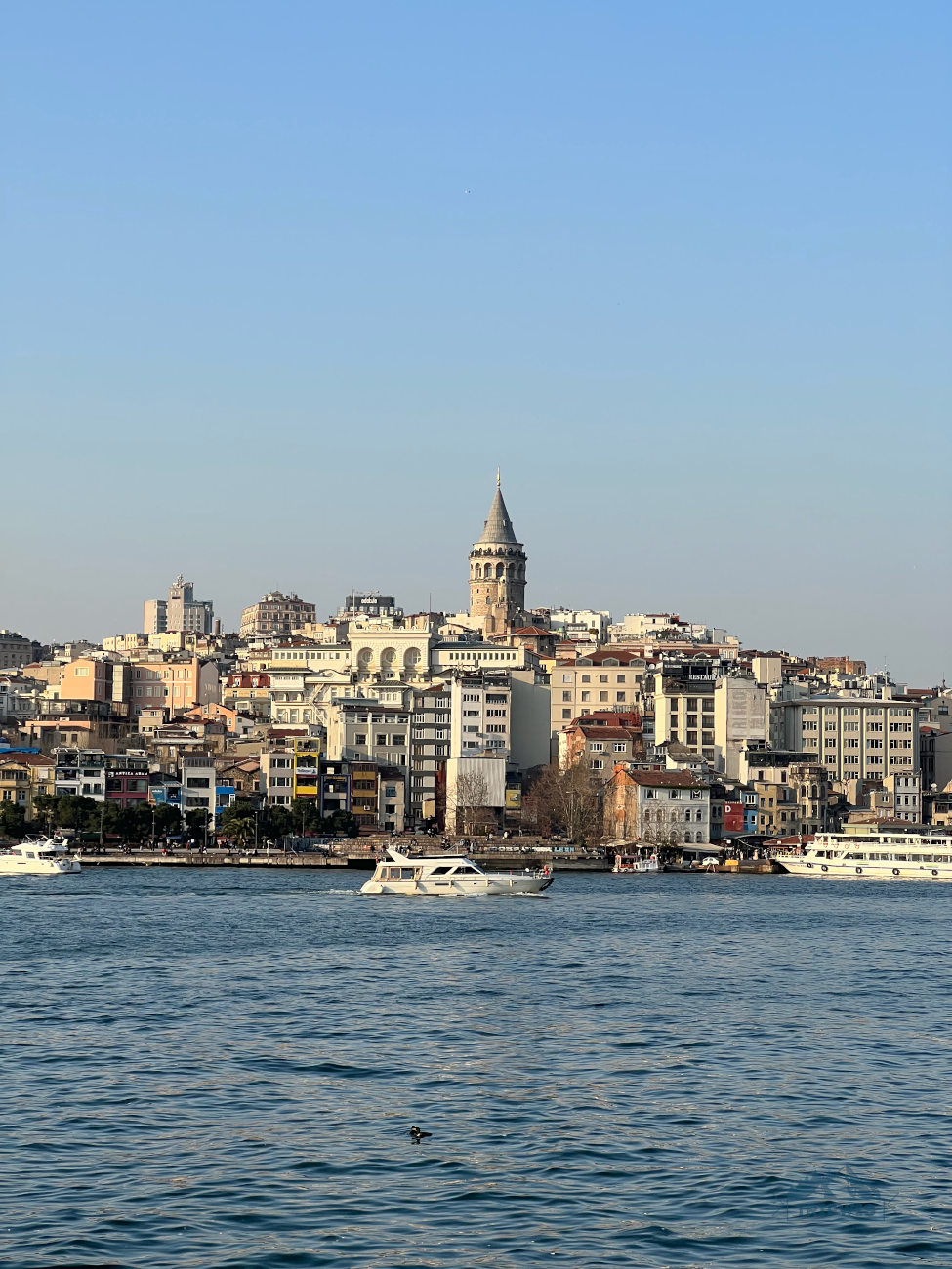 Galata Tower from Bosphorus