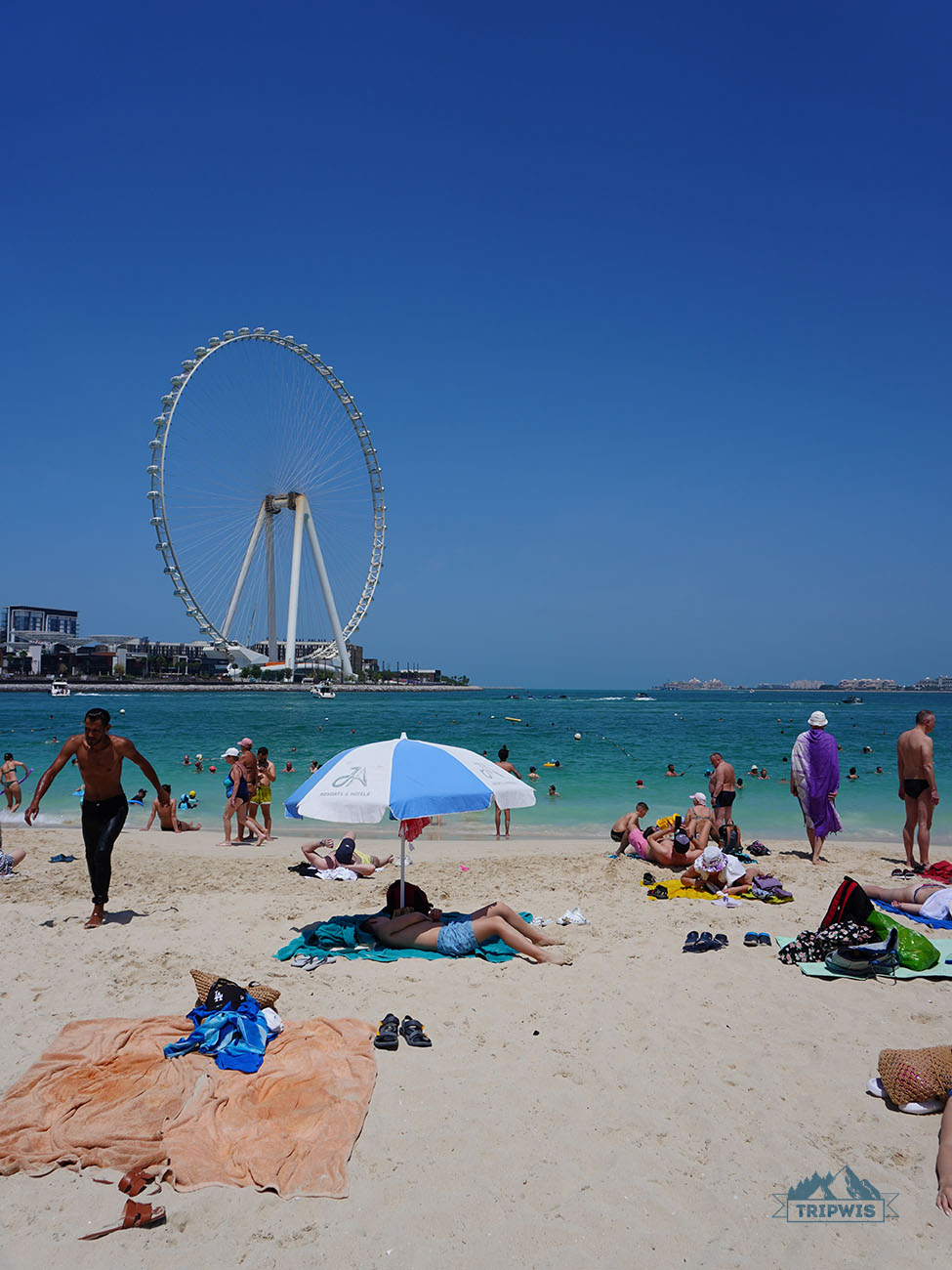 Marina beach in Dubai