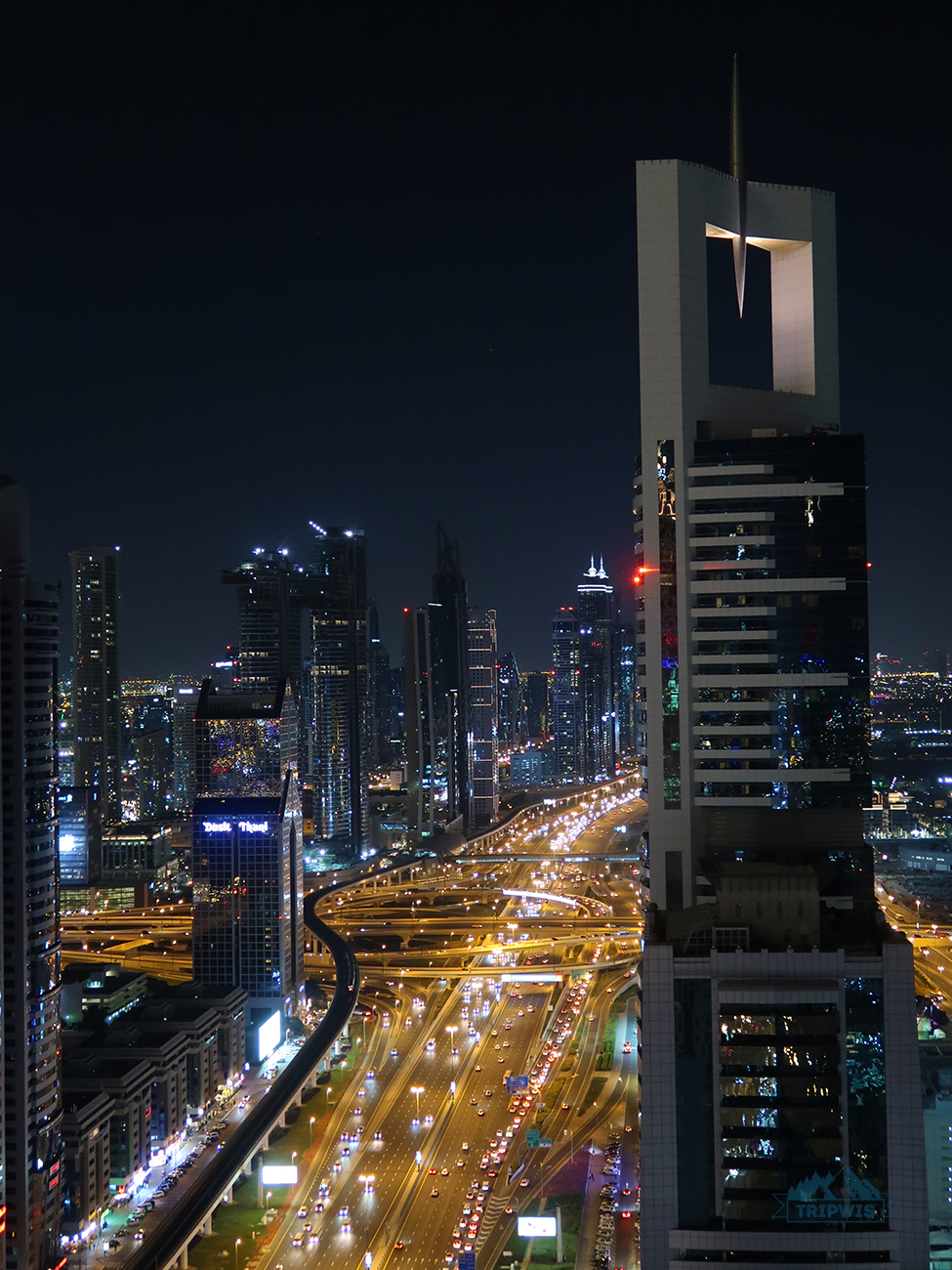Dubai view at night