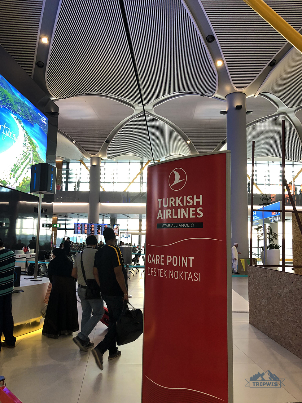 Help Desk in the Istanbul Airport
