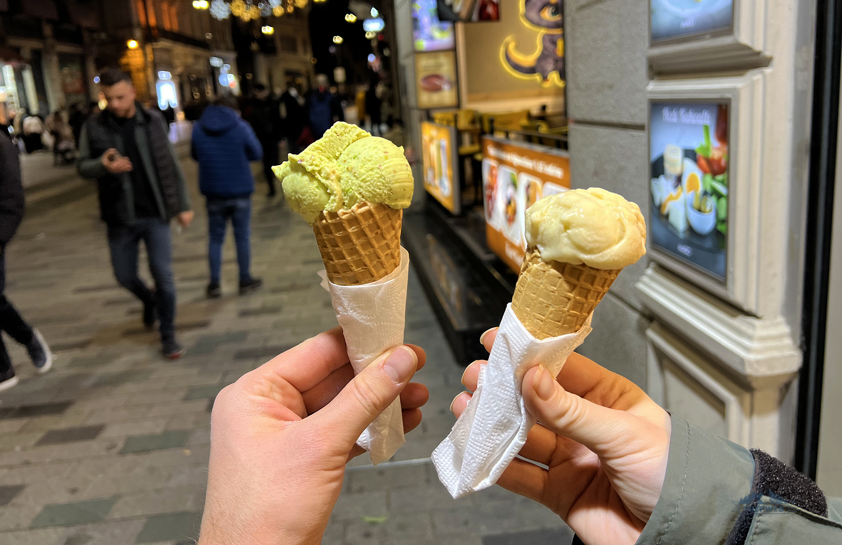 Turkish ice cream dondurma