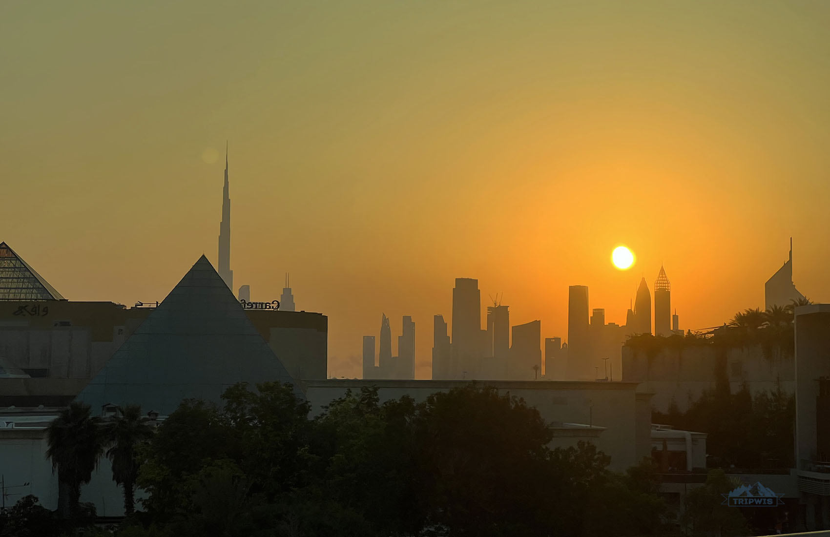 Dubai Hills sunset