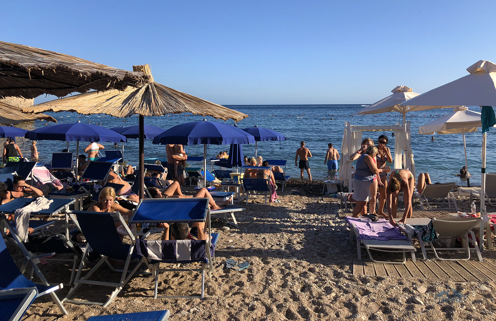 Beach in Budva, Montenegro