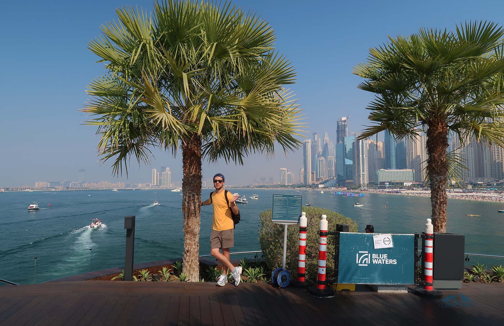 Dubai Marina in December-January