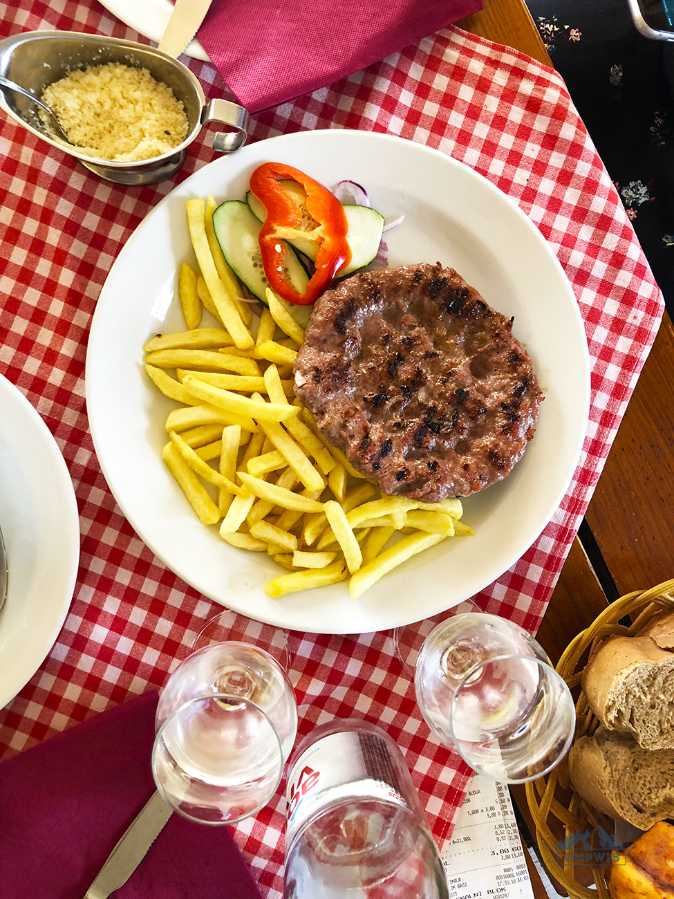 Local Food in Budva Montenegro