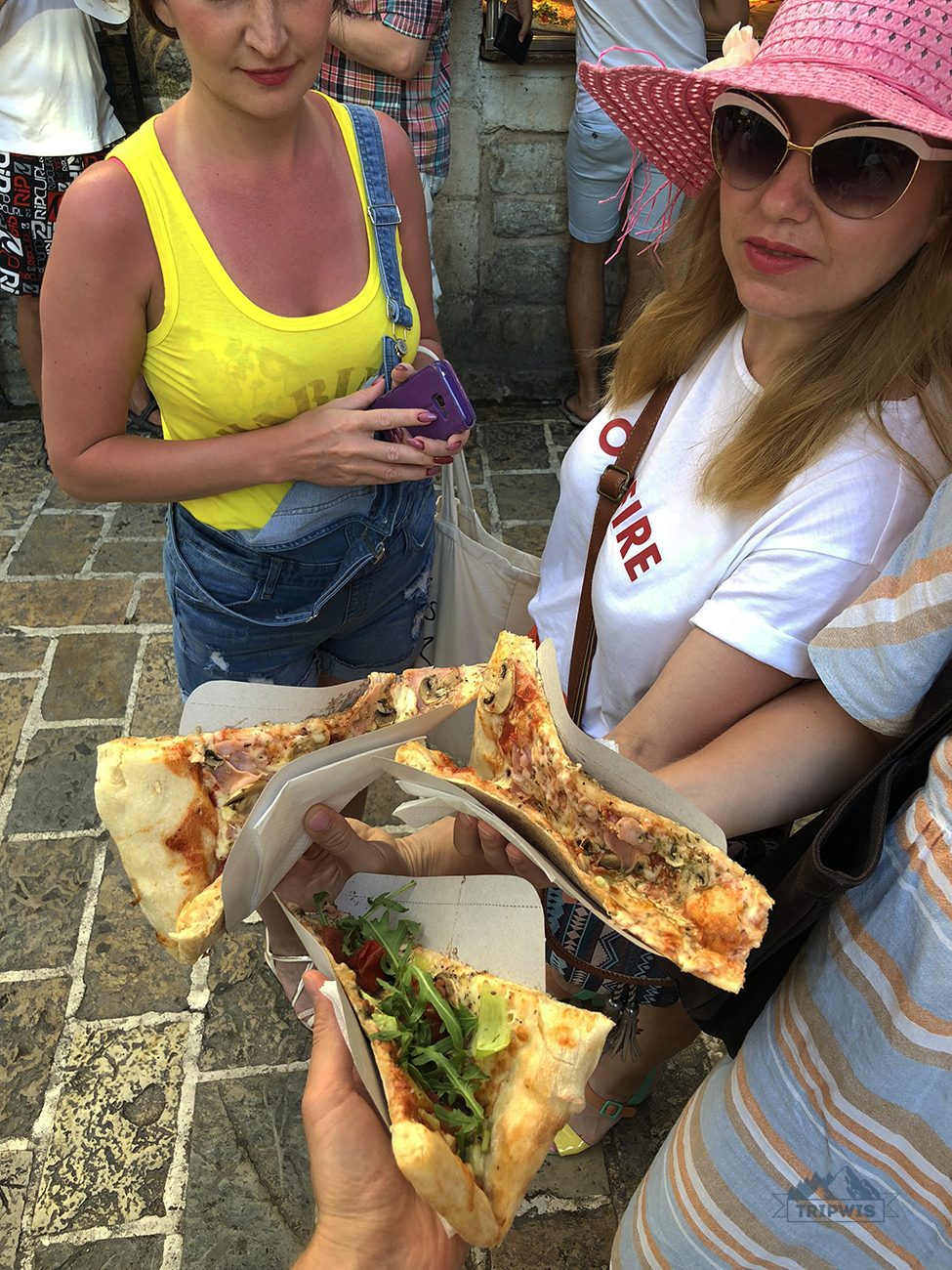 Pizza in Budva Old town