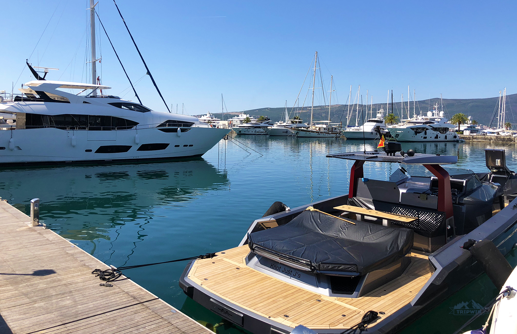 yacht in montenegro