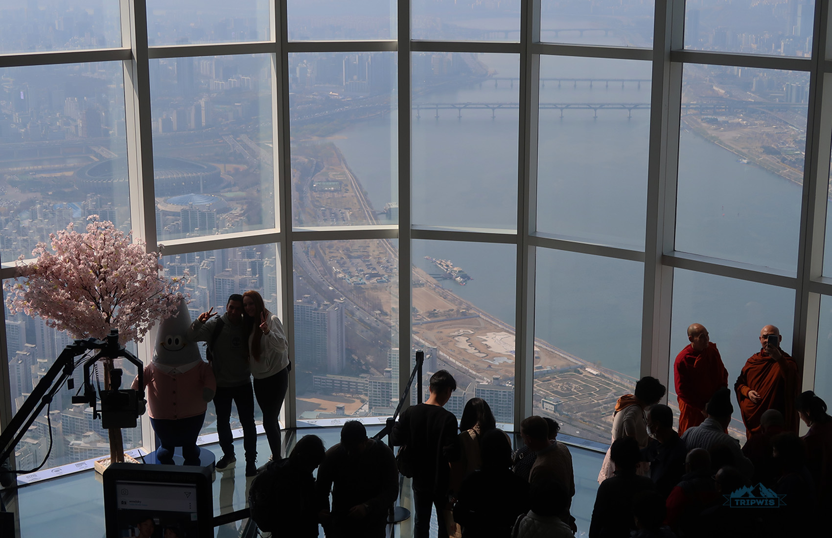 Lotte tower observation deck