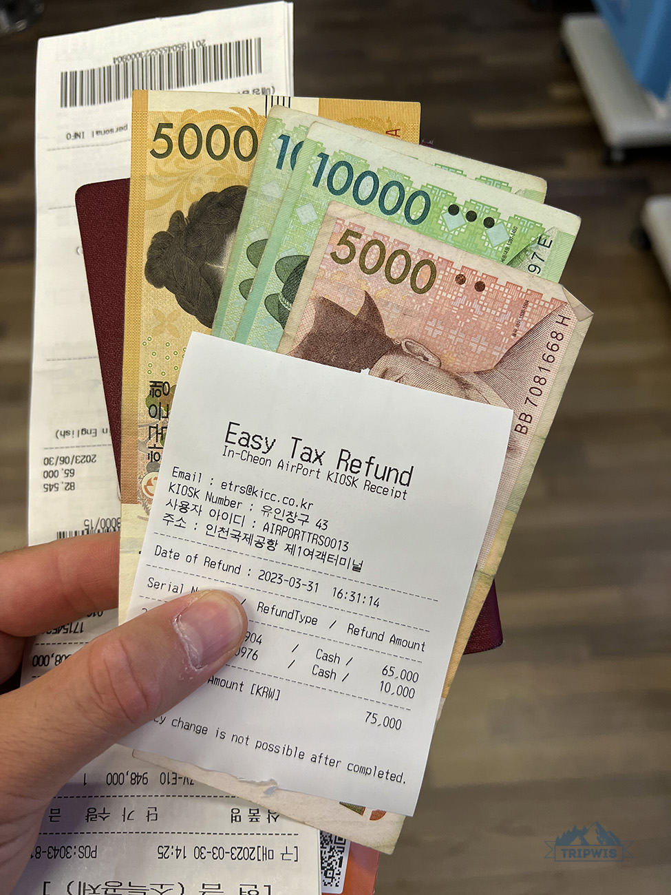 korean tax free