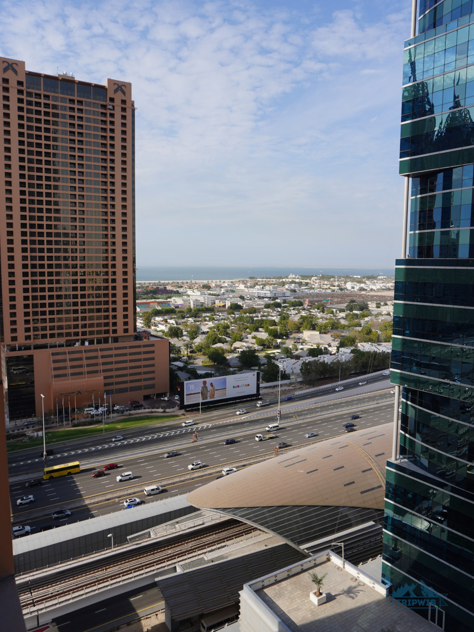 our hotel in Dubai (view)
