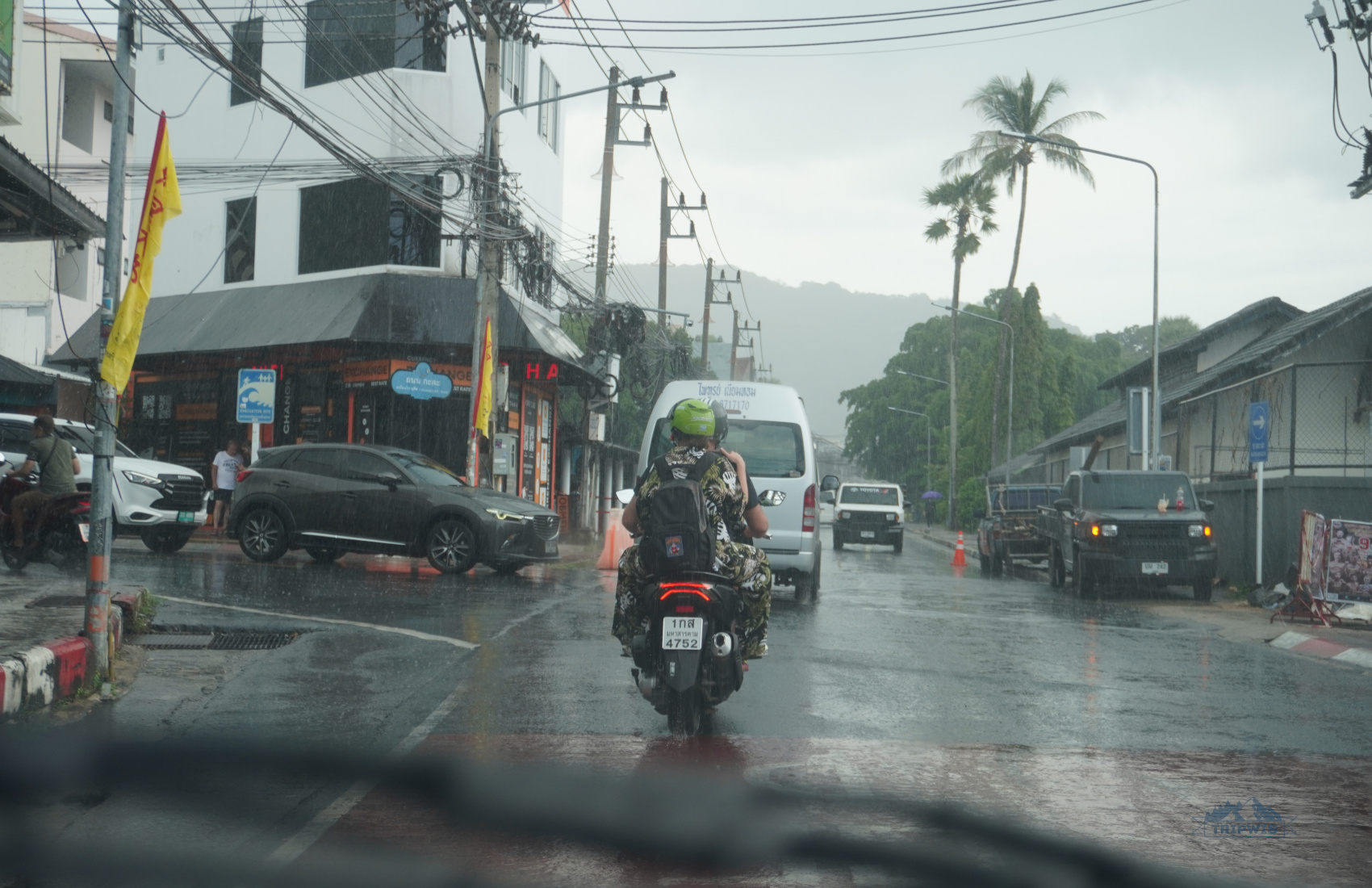 Rainy day in Thailand Phuket
