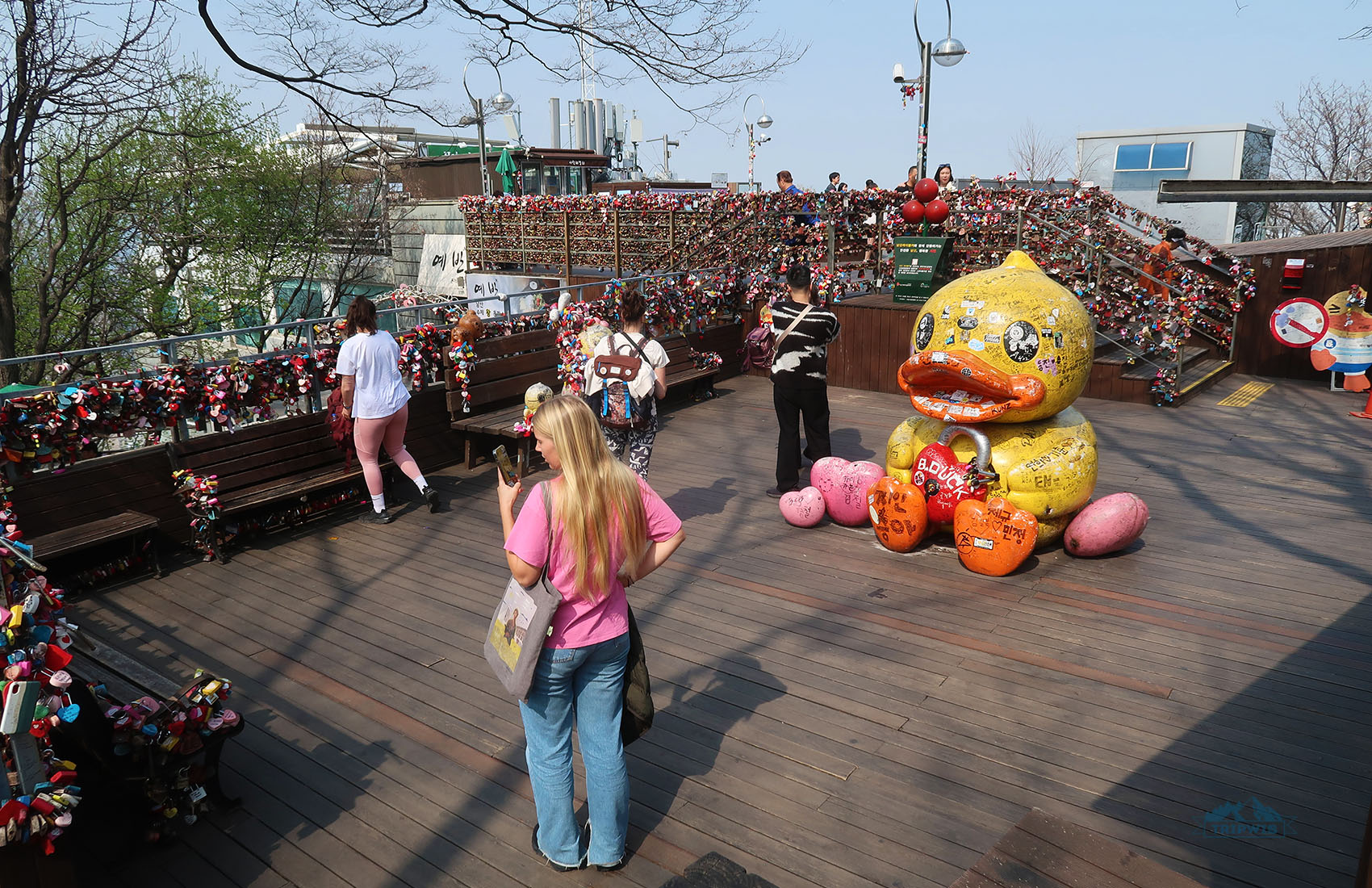 reach the top of Seoul tower hike