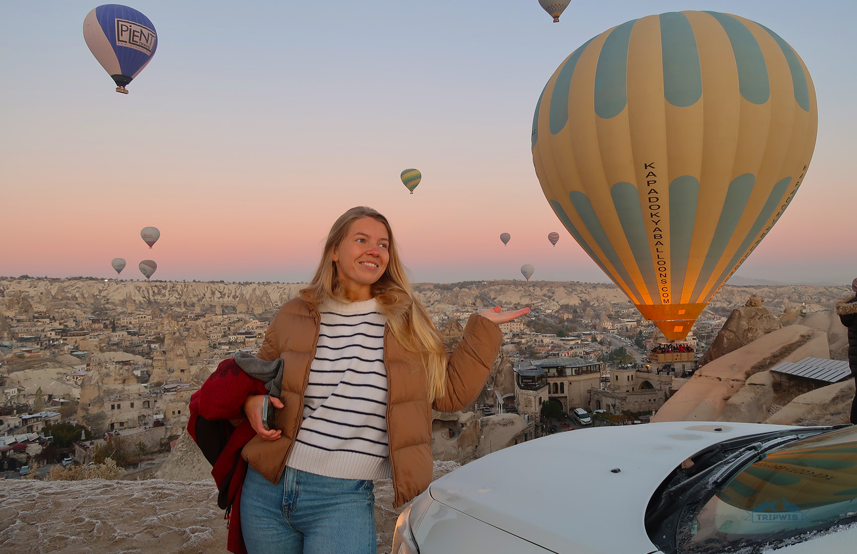 Cappadocia hot air ballons viewpoint