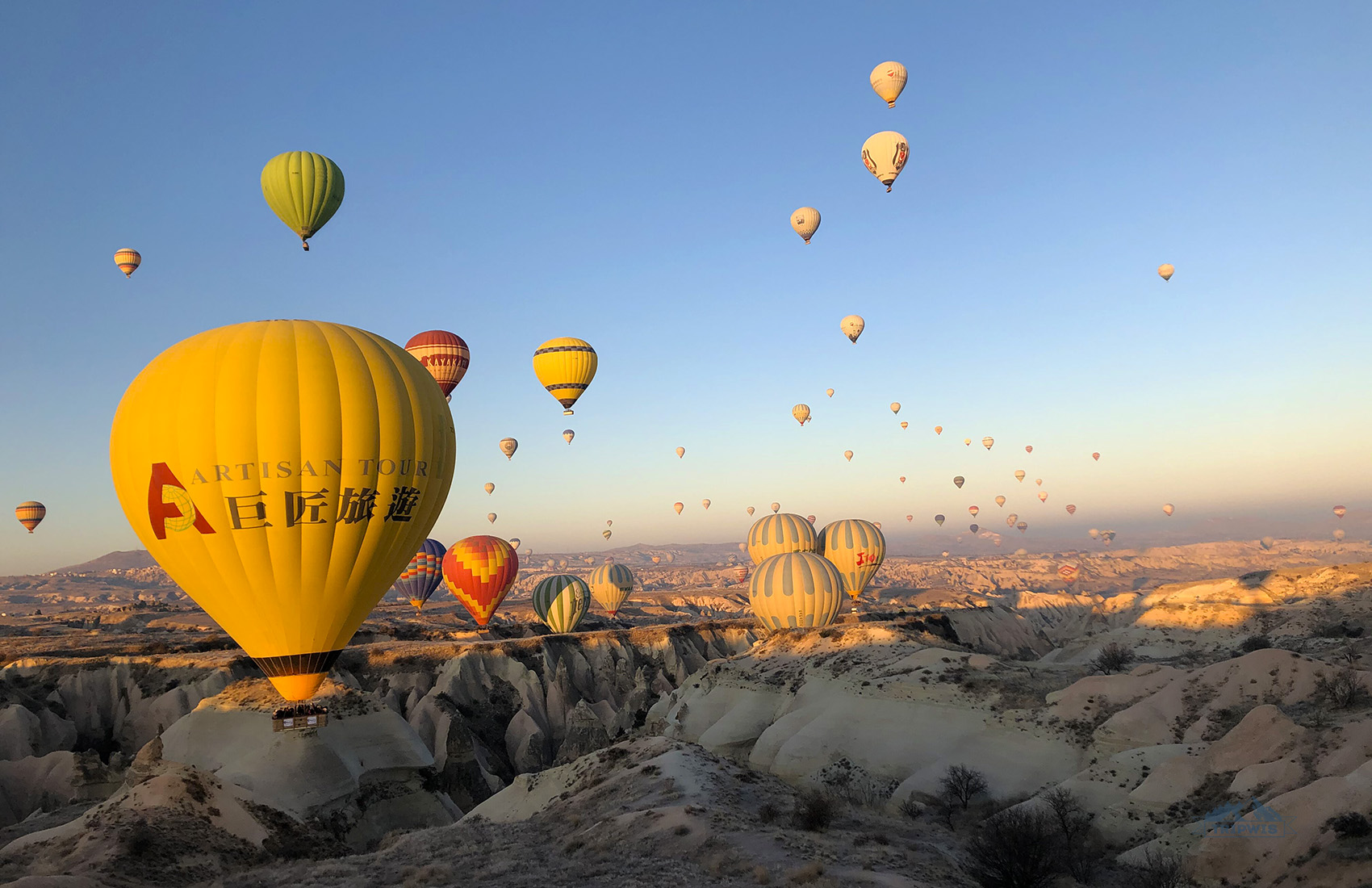 hot air ballon ride flight