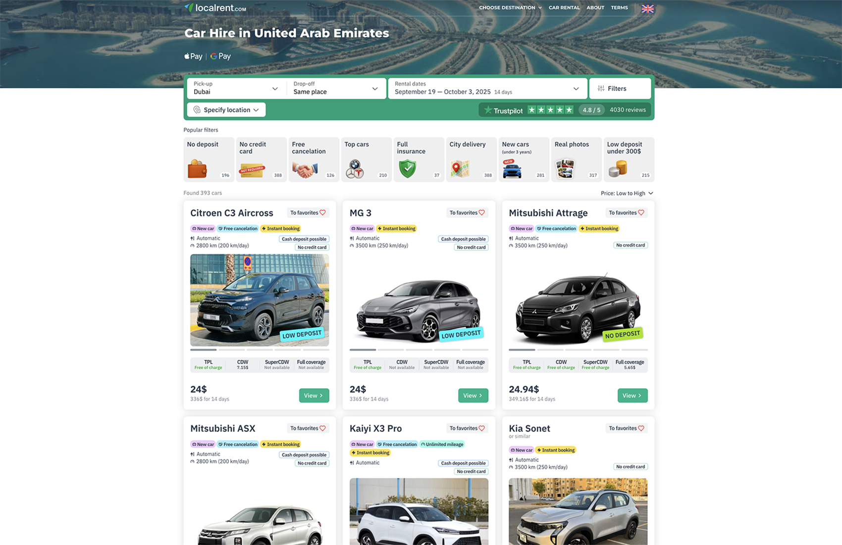 Localrent in Dubai