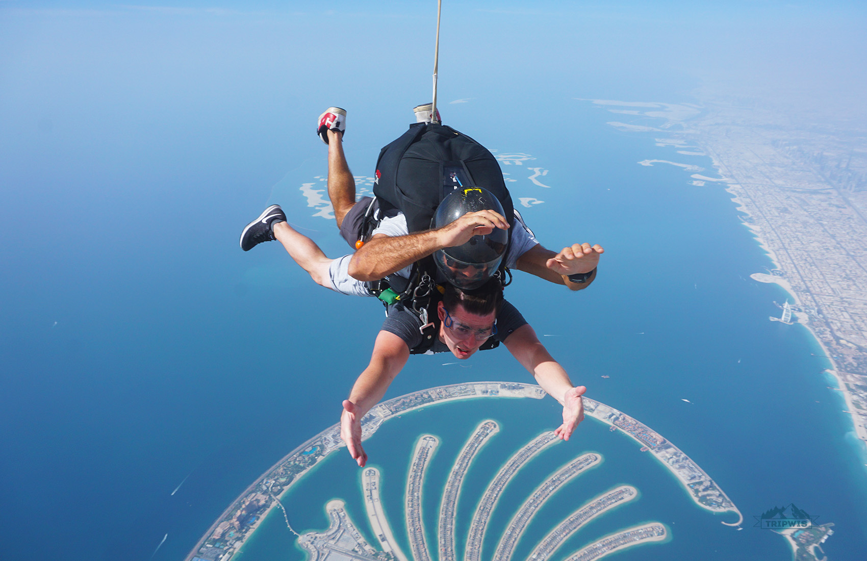 Skydiving in Dubai