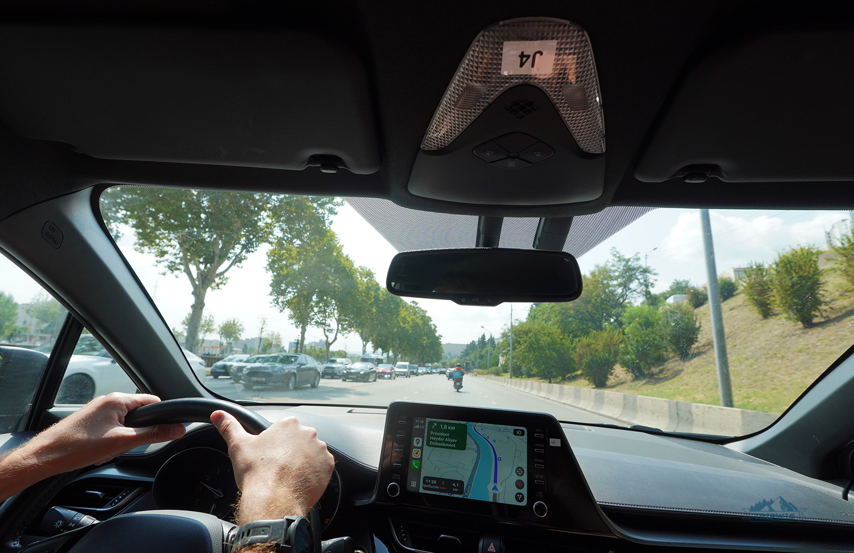 Google navigation in Georgia country