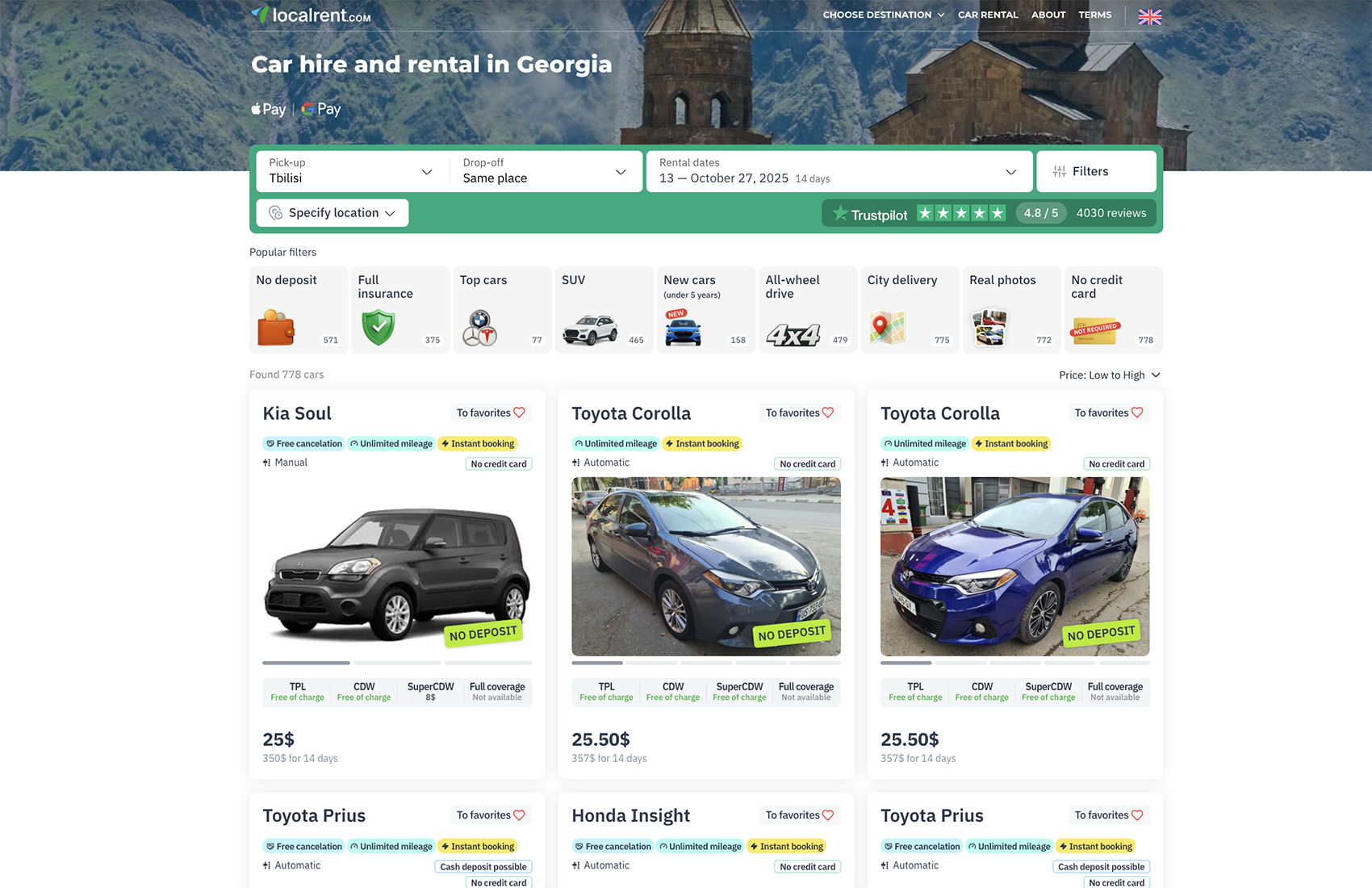 Localrent screenshot