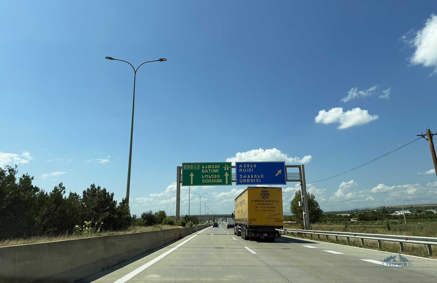 Road from Tbilisi to Batumi