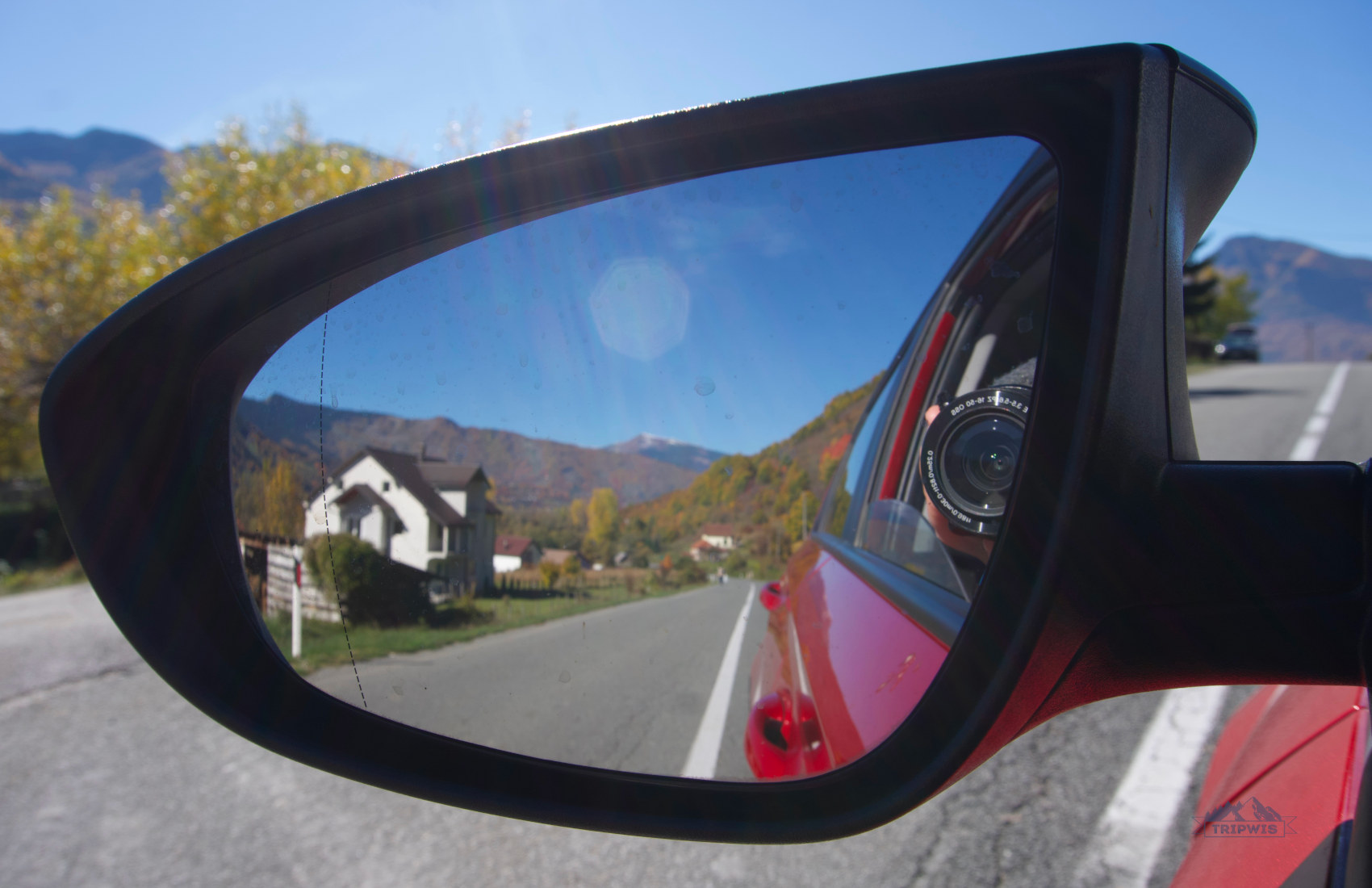 Autumn road in Montenegro