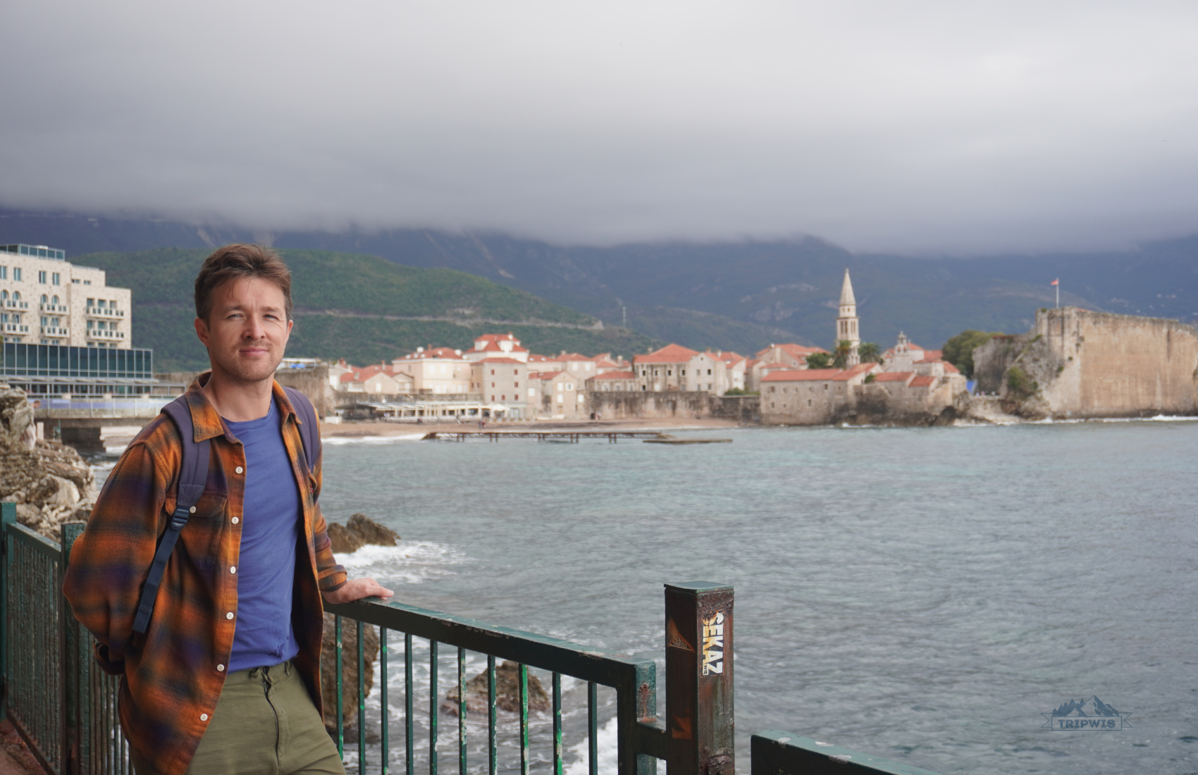 budva montenegro view old town