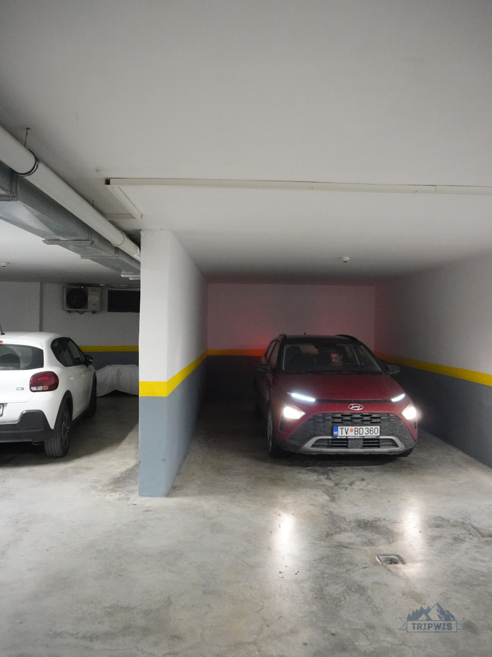 Parking in the Budva hotel