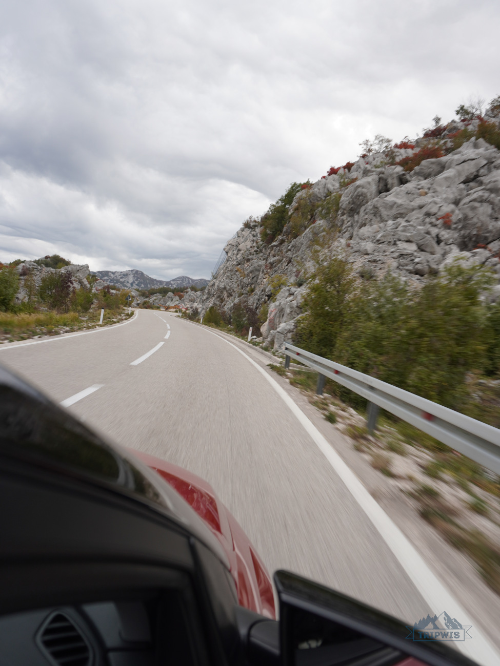 Scenic road in Montenegro