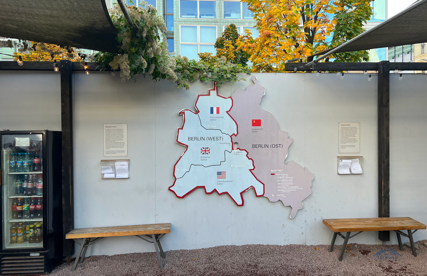 West and East Berlin map