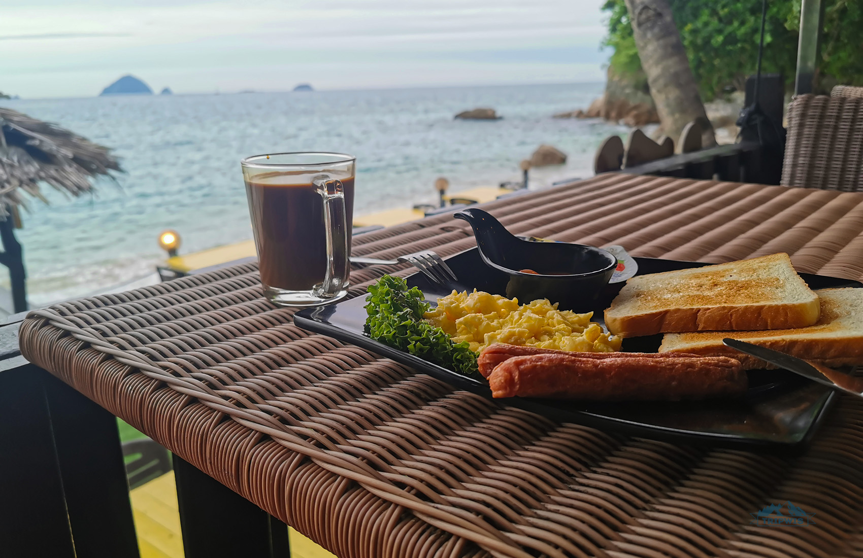 breakfast Perhentian Chomel Chalet