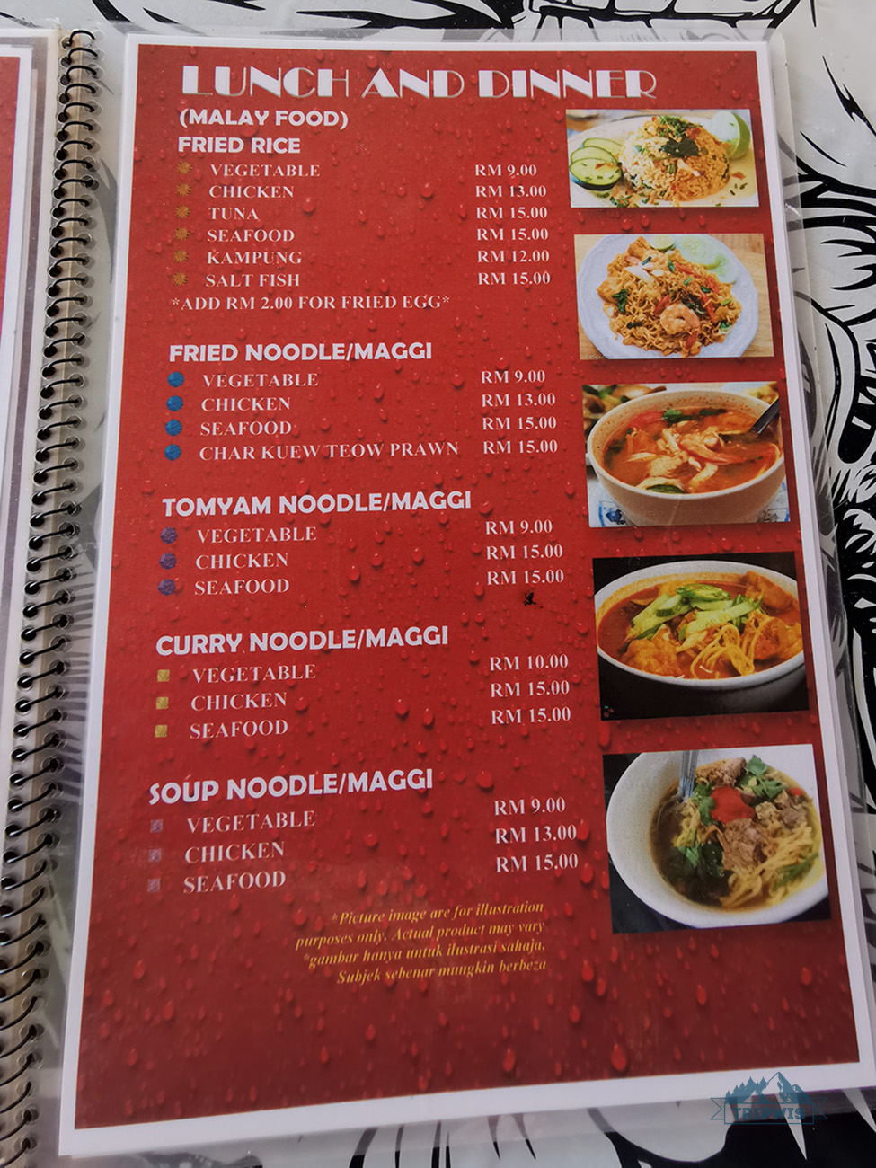 food on the  Perhentians 2