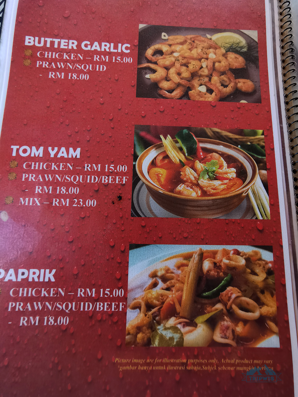 food on the  Perhentians