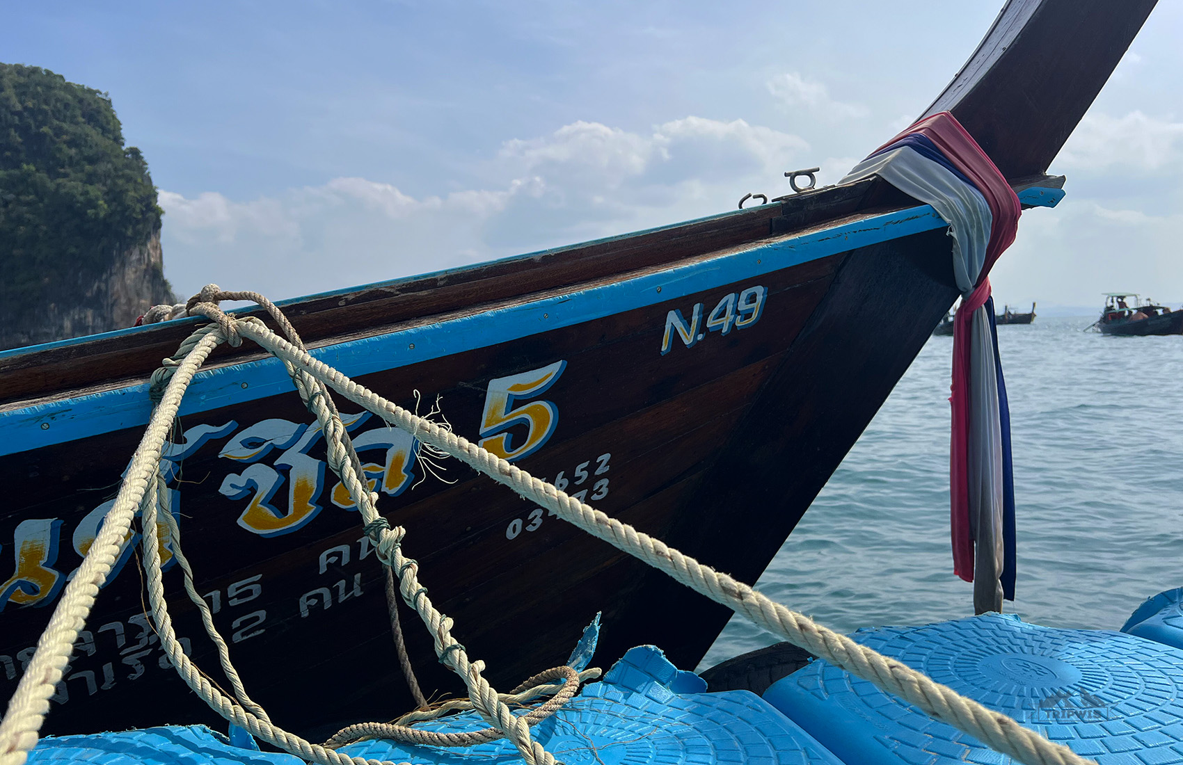boat ride on Cheow Lan Lake