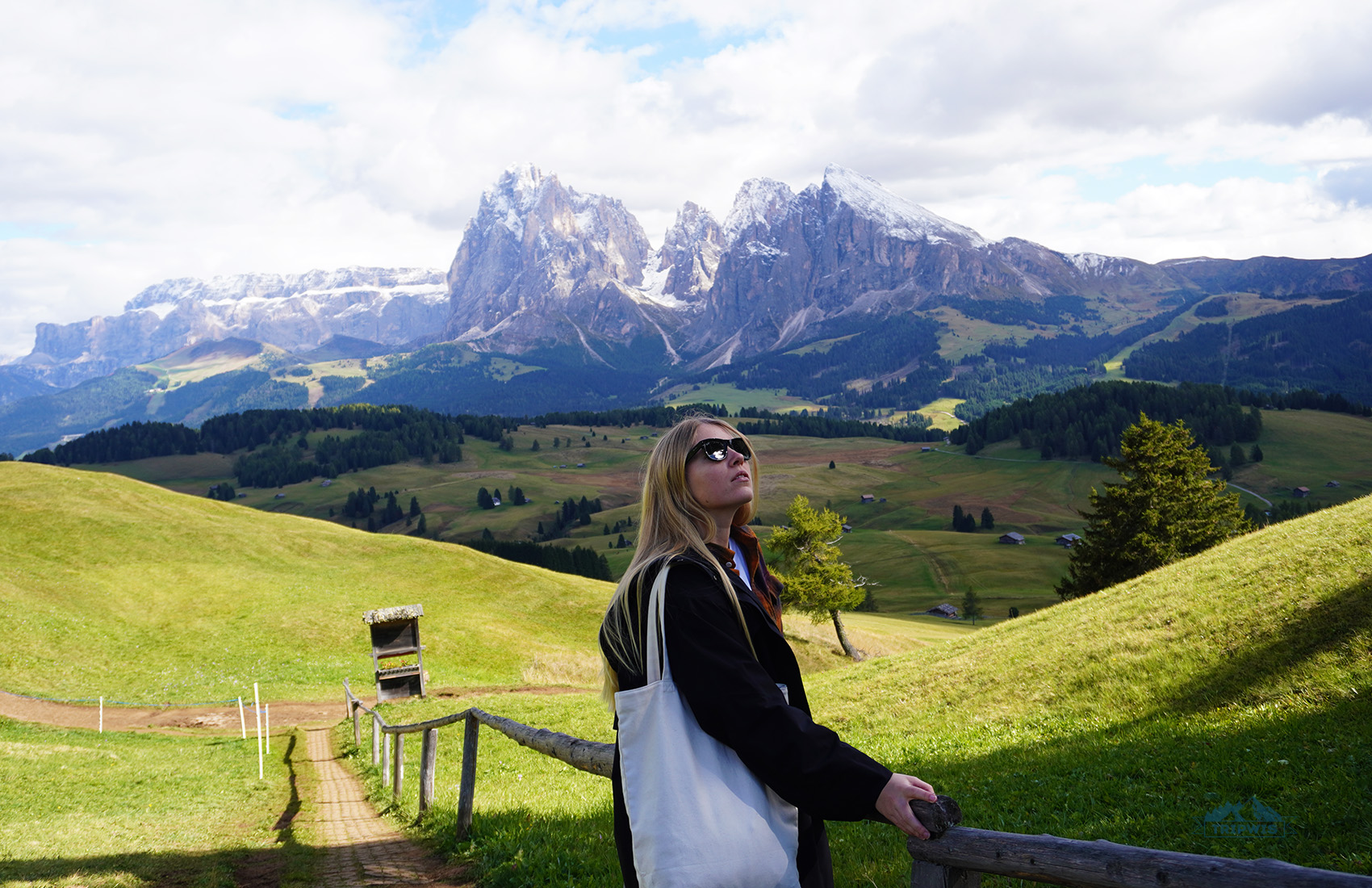 Sassolungo mountain viewpoint