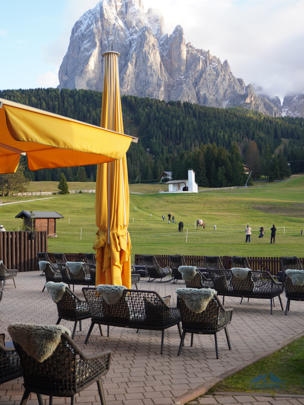 Monte Pana Hotel view