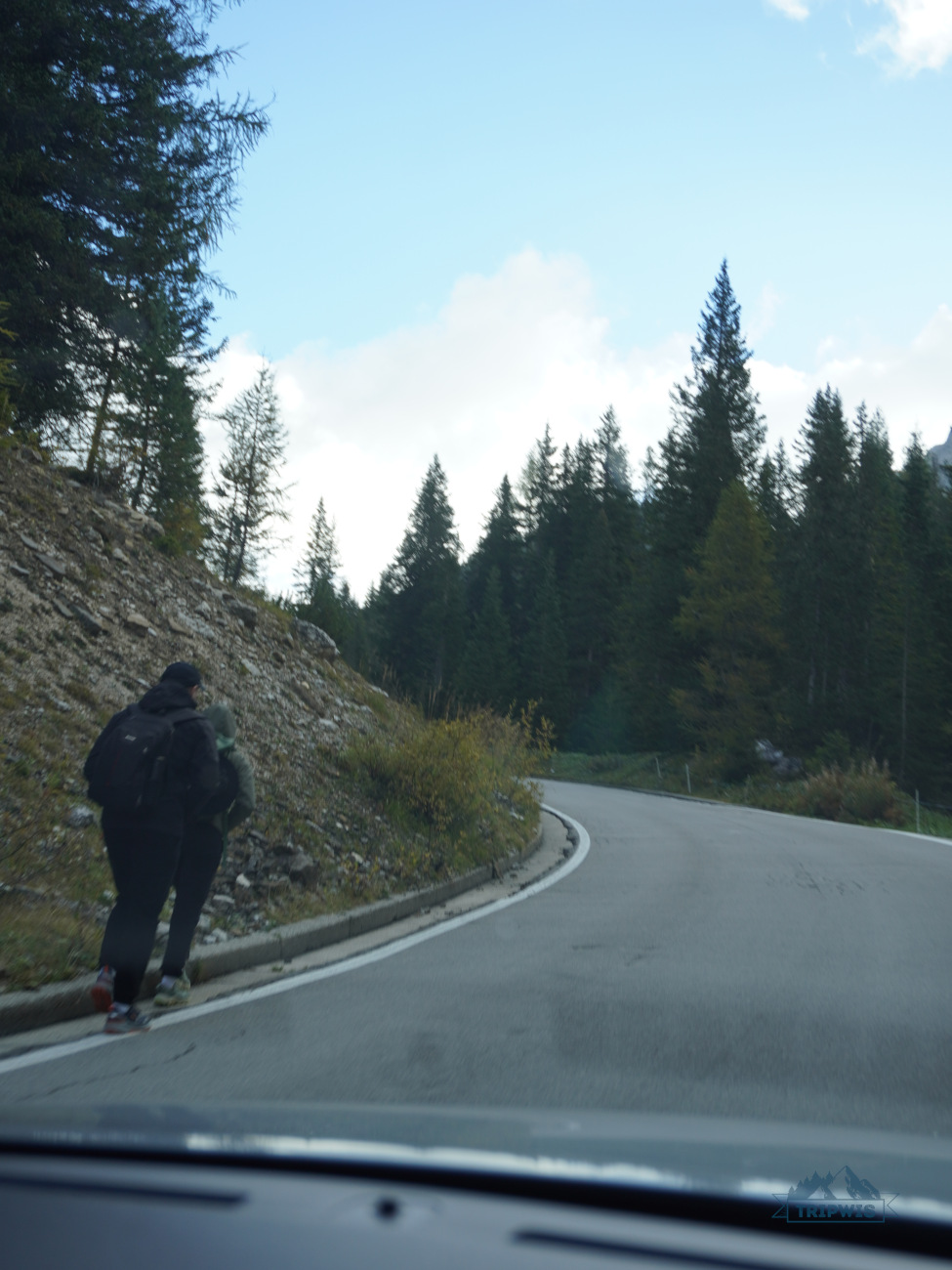 On foot from lale Antorno to Tre Cime