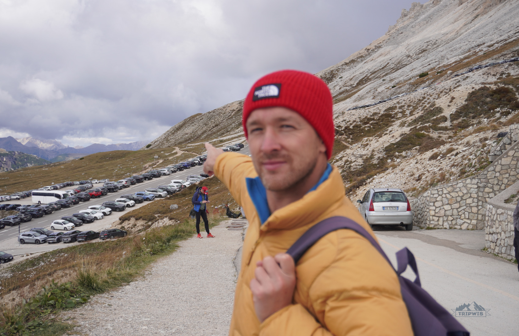 Parking Tre Cime di Lavaredo and starting point of the hike