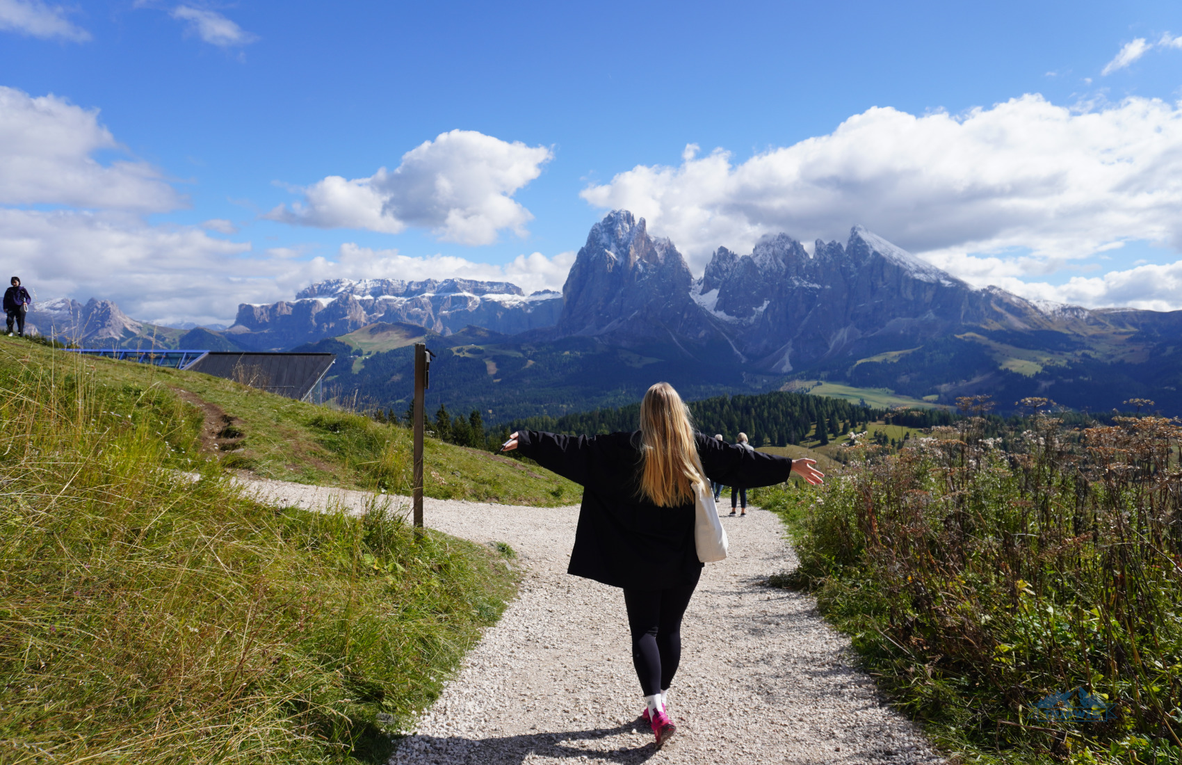Alpe di Siusi hike main view