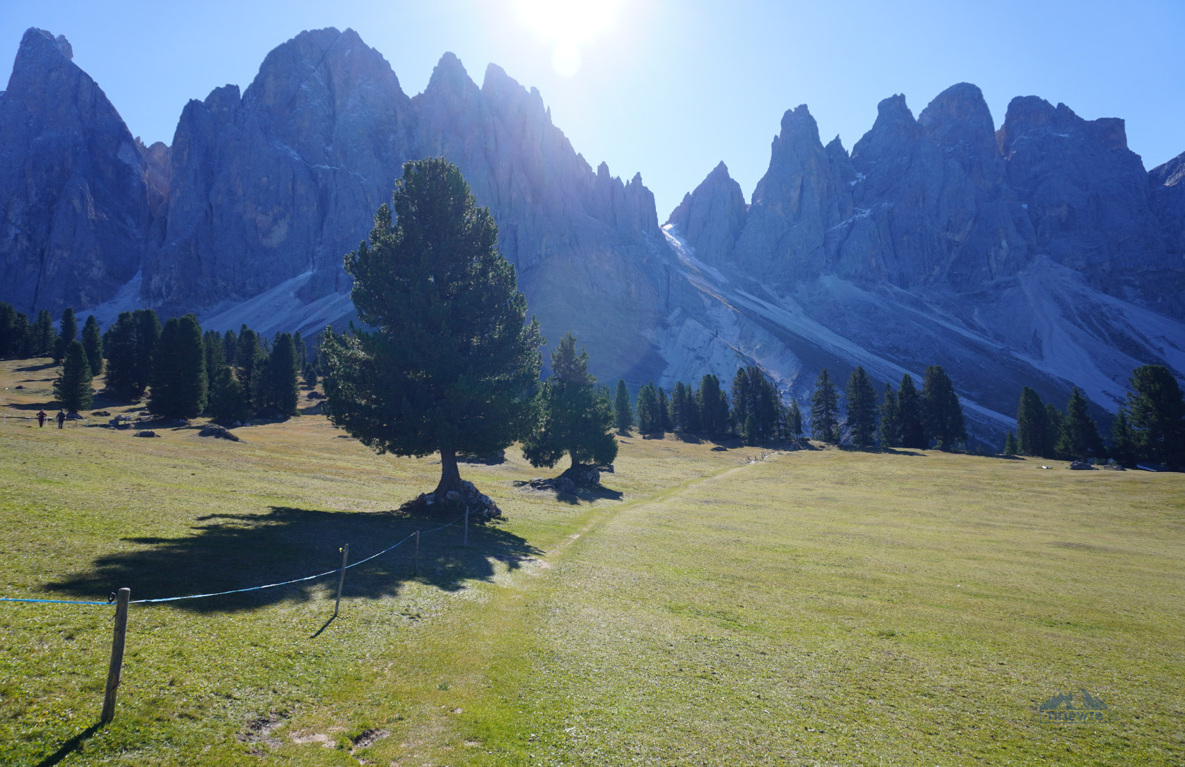 seceda dolomites view from Adolf Munkel