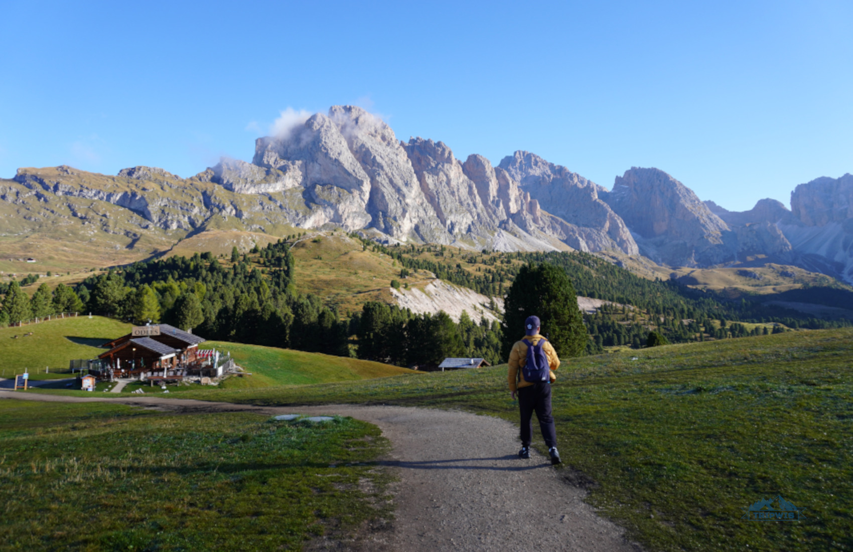 seceda ridgeline dolomites