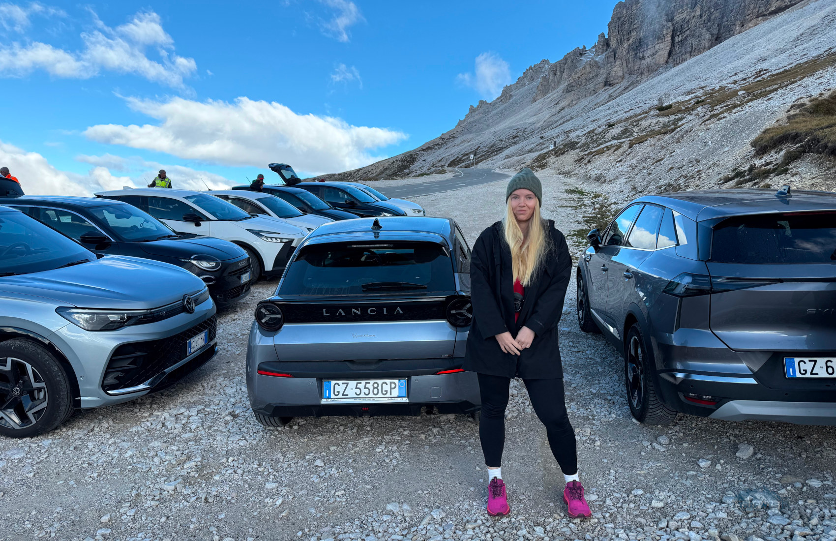Early mornig tre cime parking