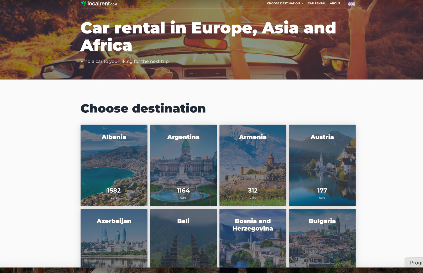 Localrent in Albania