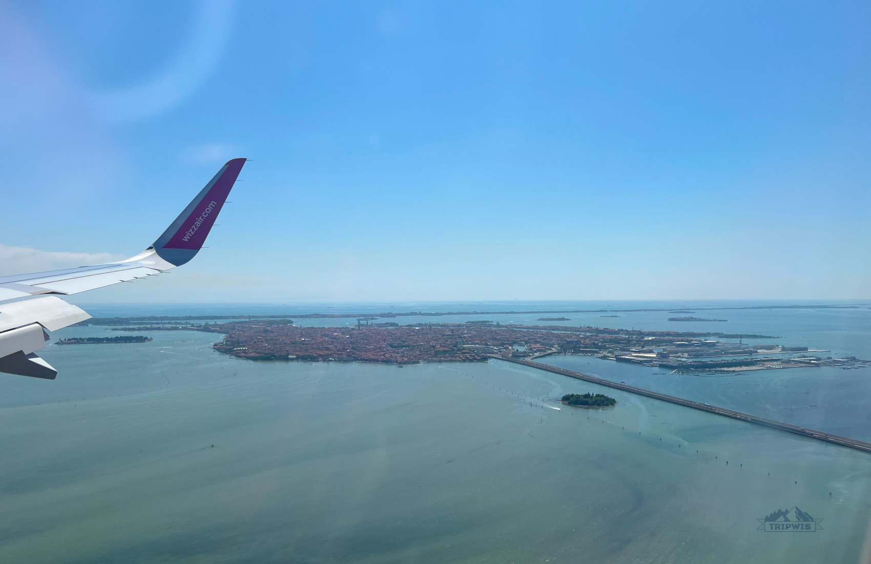 Venice from the airplane