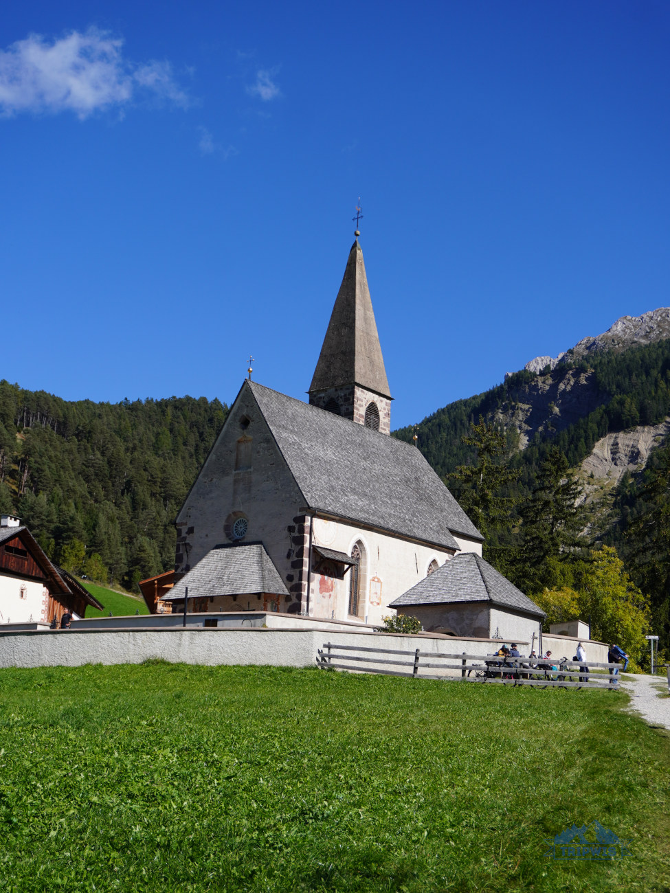 church in the dolomites