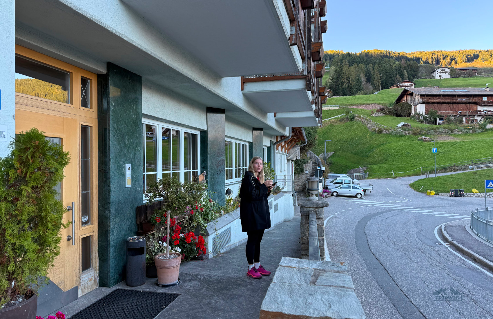 our hotel in the Dolomites