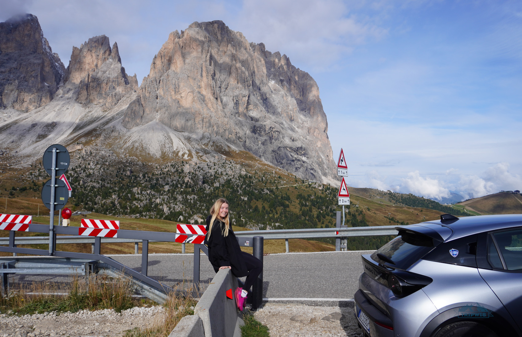 roads in the Dolomites
