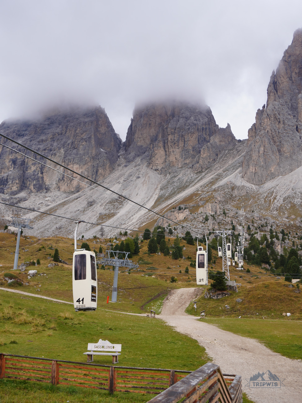 sassolungo cable car 2