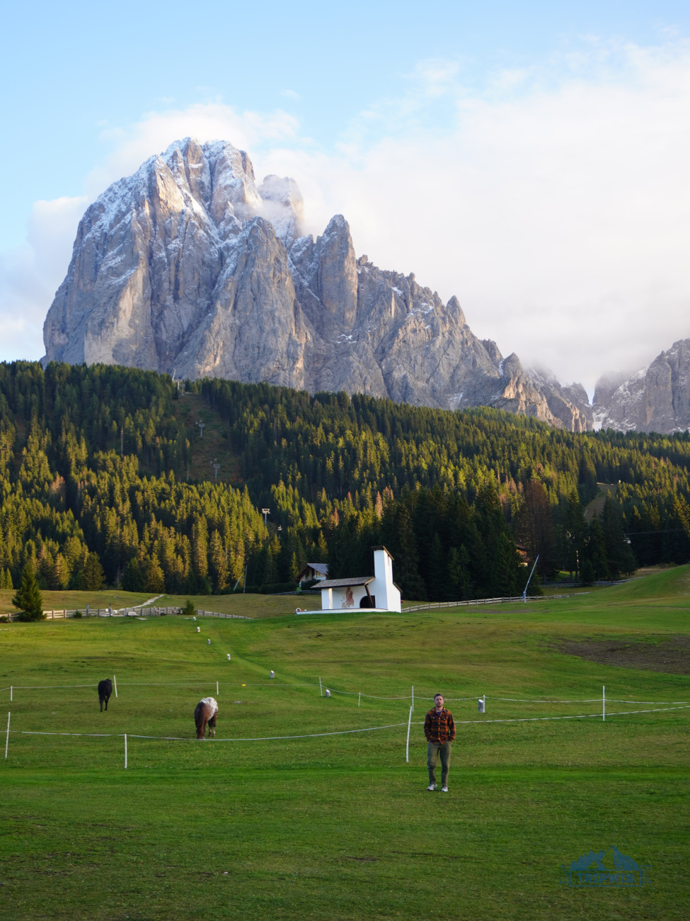 view from Hotel Monte Pana