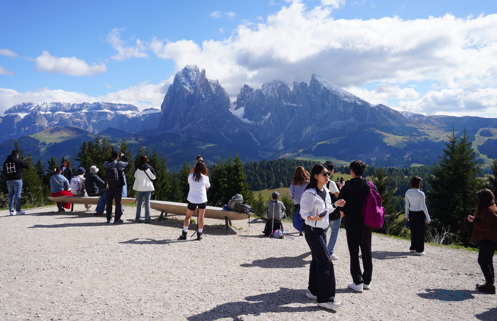 Alpe di Siusi main viewpoint