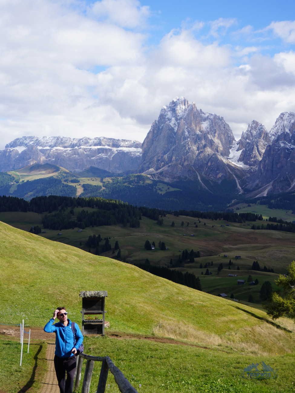 Dolomites Alpe di Siusi vertical