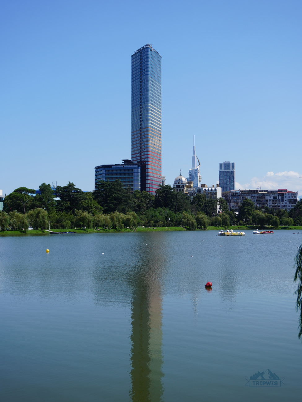Hotel in Batumi and park